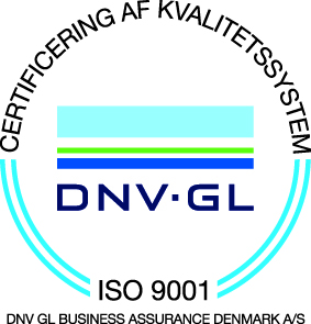 ISO 9001 certificering fra DNV GL BUSINESS ASSURANCE DENMARK A/S